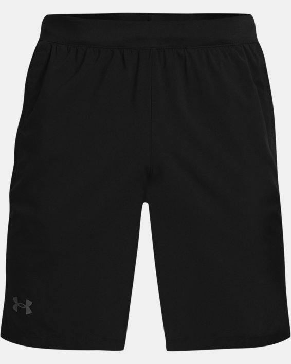 Herren UA Launch Run Shorts (23 cm), Black, pdpMainDesktop image number 5